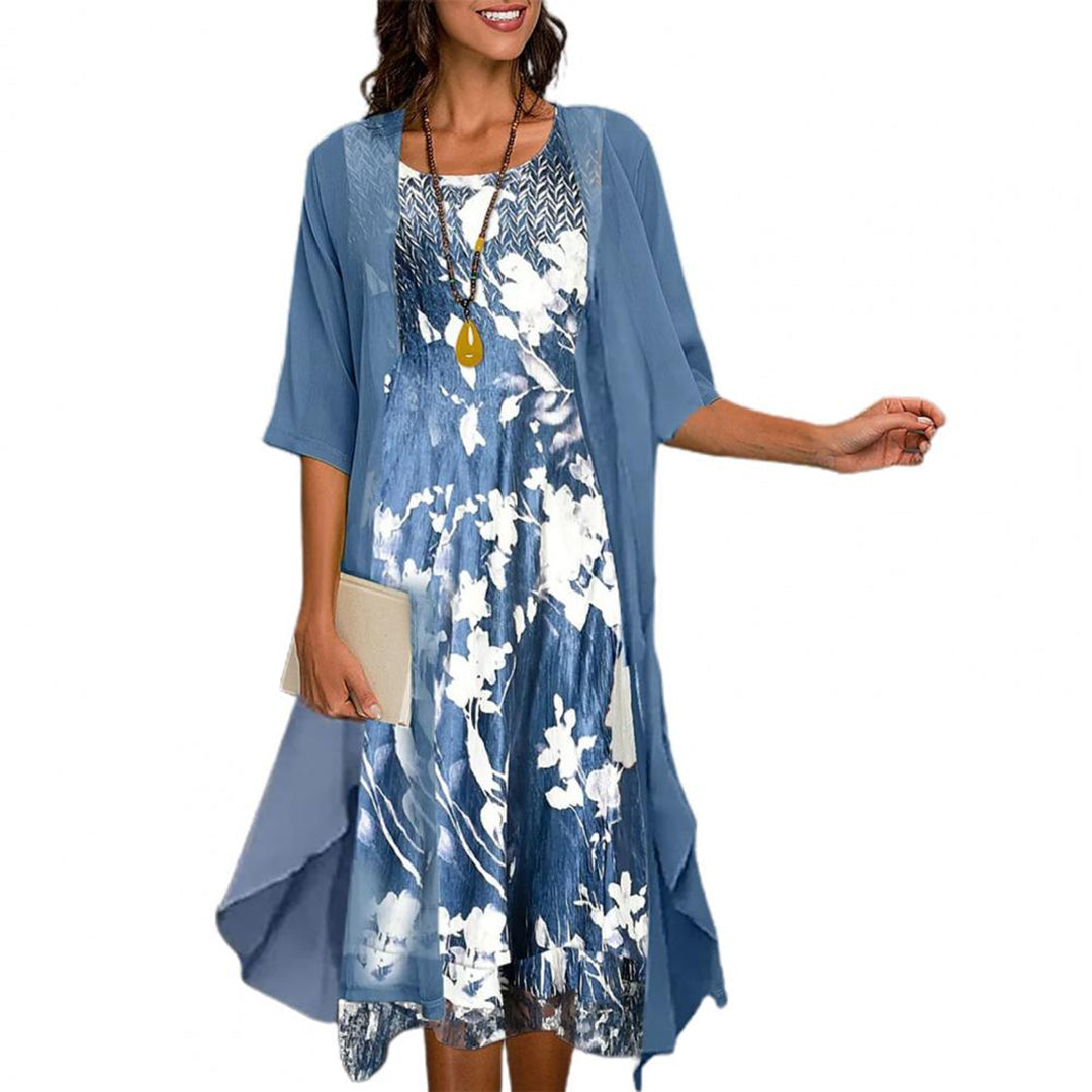 Abito Midi con Cardigan | Eleganza Casual | Perfetto per Tutte le Occasioni