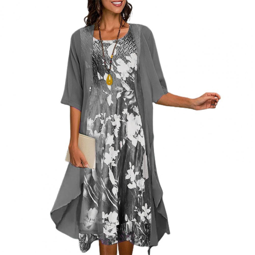 Abito Midi con Cardigan | Eleganza Casual | Perfetto per Tutte le Occasioni