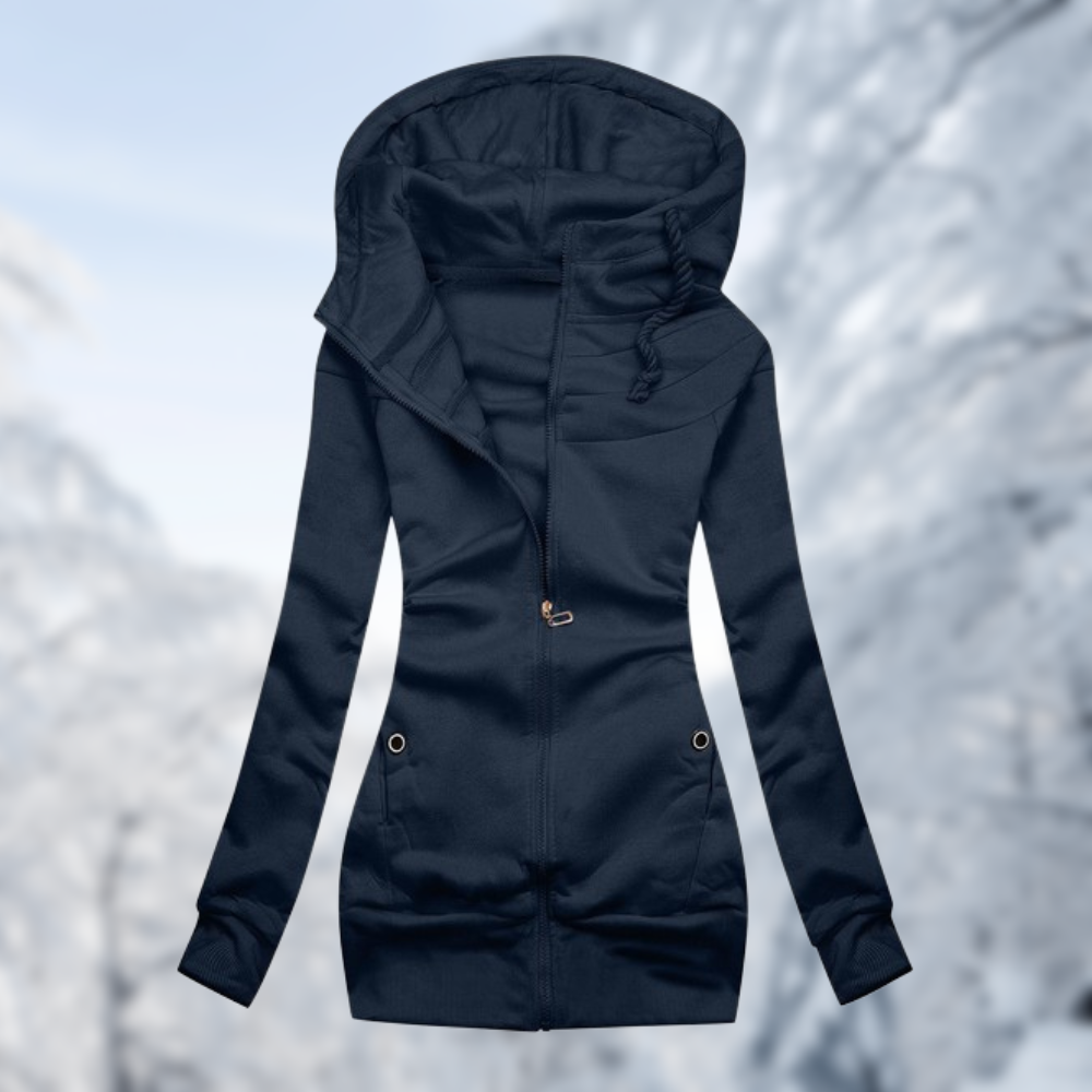 Felpa Lunga con Cappuccio | Comfort & Stile | Perfetta per Look Casual Invernali