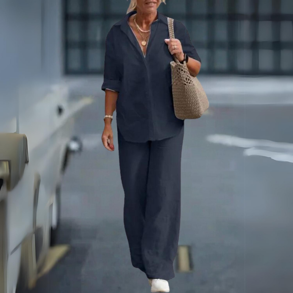 Completo Camicia e Pantaloni in Lino | Lino | Fresco e Naturale