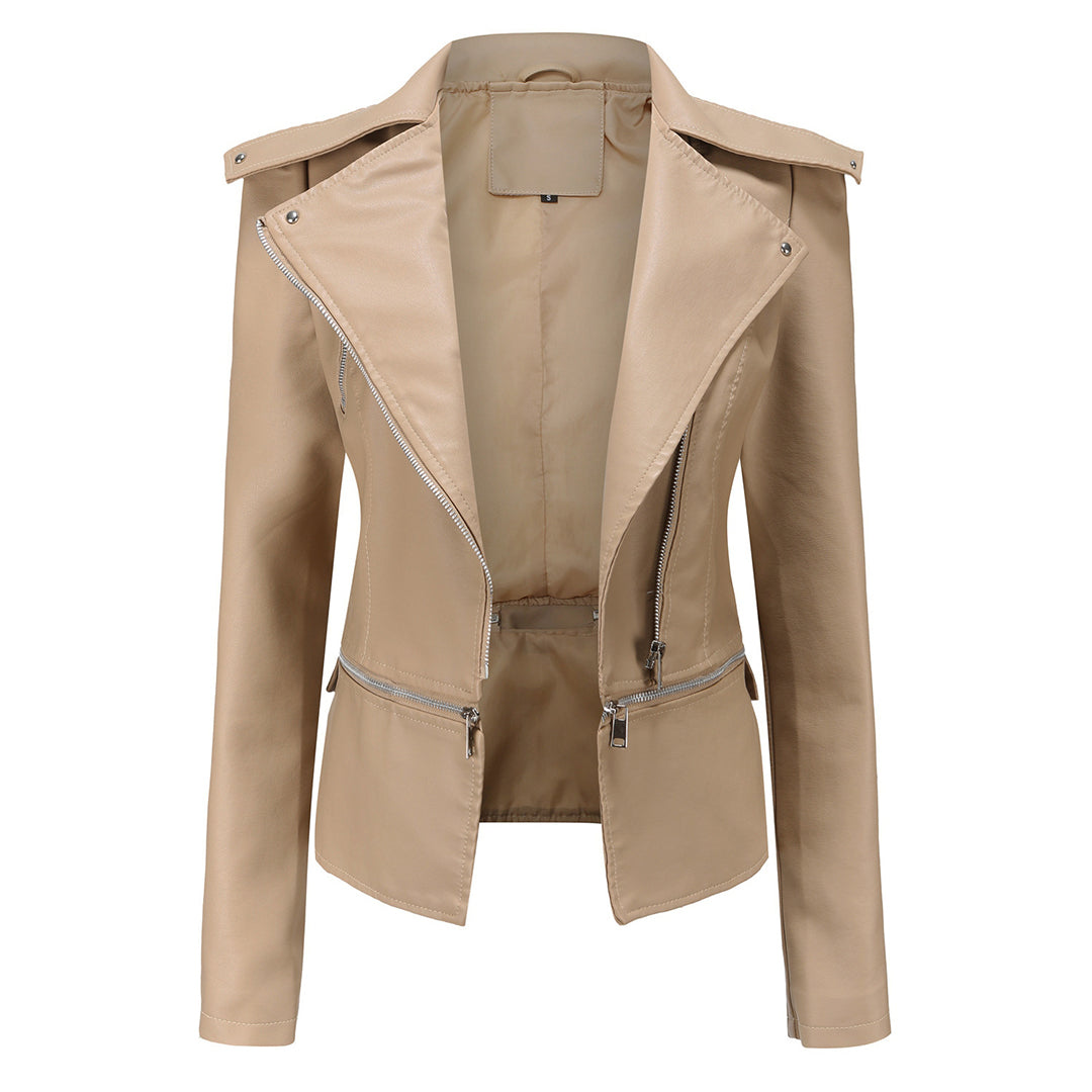 Giacca Biker in Ecopelle | Elegante | Stile Grintoso
