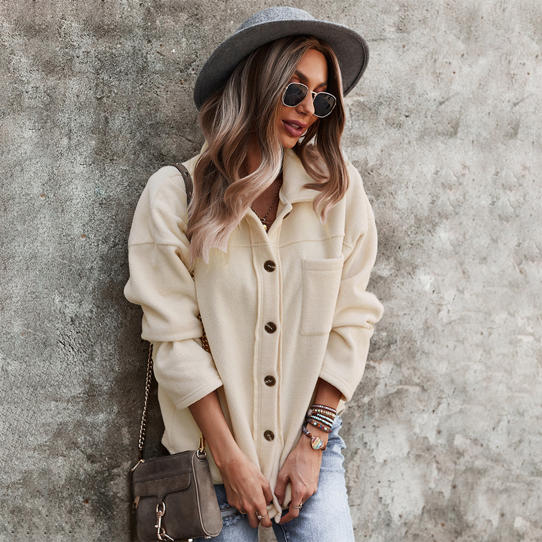 Giacca Camicia in Misto Cotone | Morbida e Versatile | Stile Casual Chic