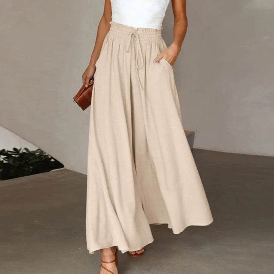 Pantaloni Palazzo Flowy | Vita Alta | Eleganza e Comfort