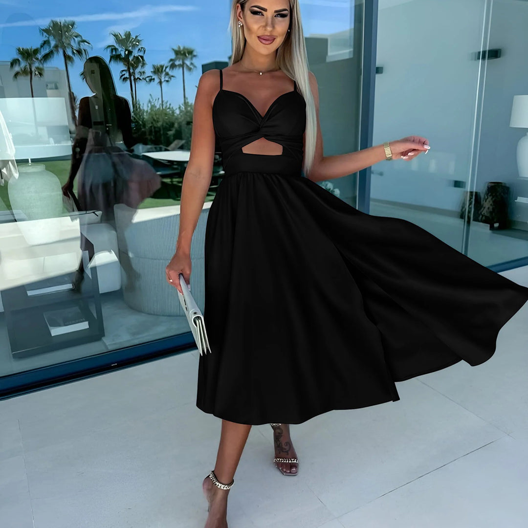 Abito Midi Elegante | Sensuale & Raffinato | Perfetto per Occasioni Speciali