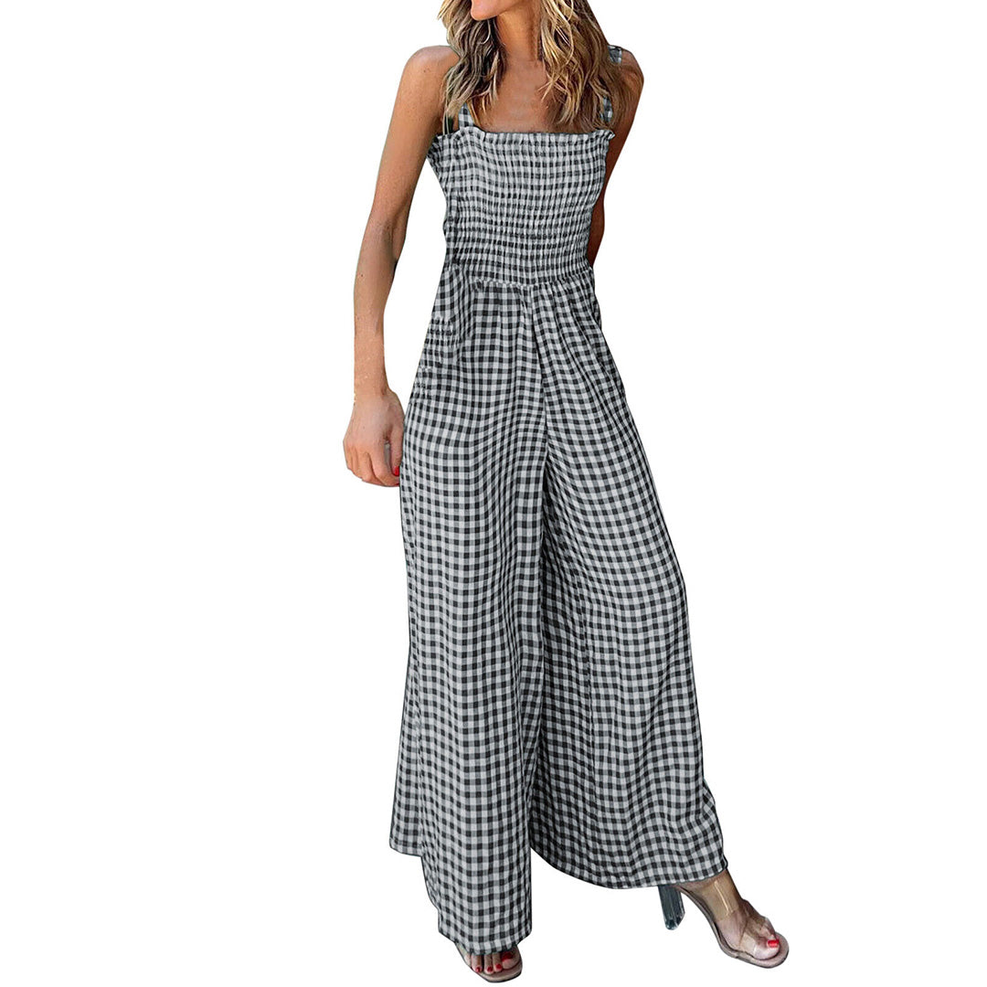 Tuta Estiva a Quadri | Leggera & Comoda | Stile Casual Chic