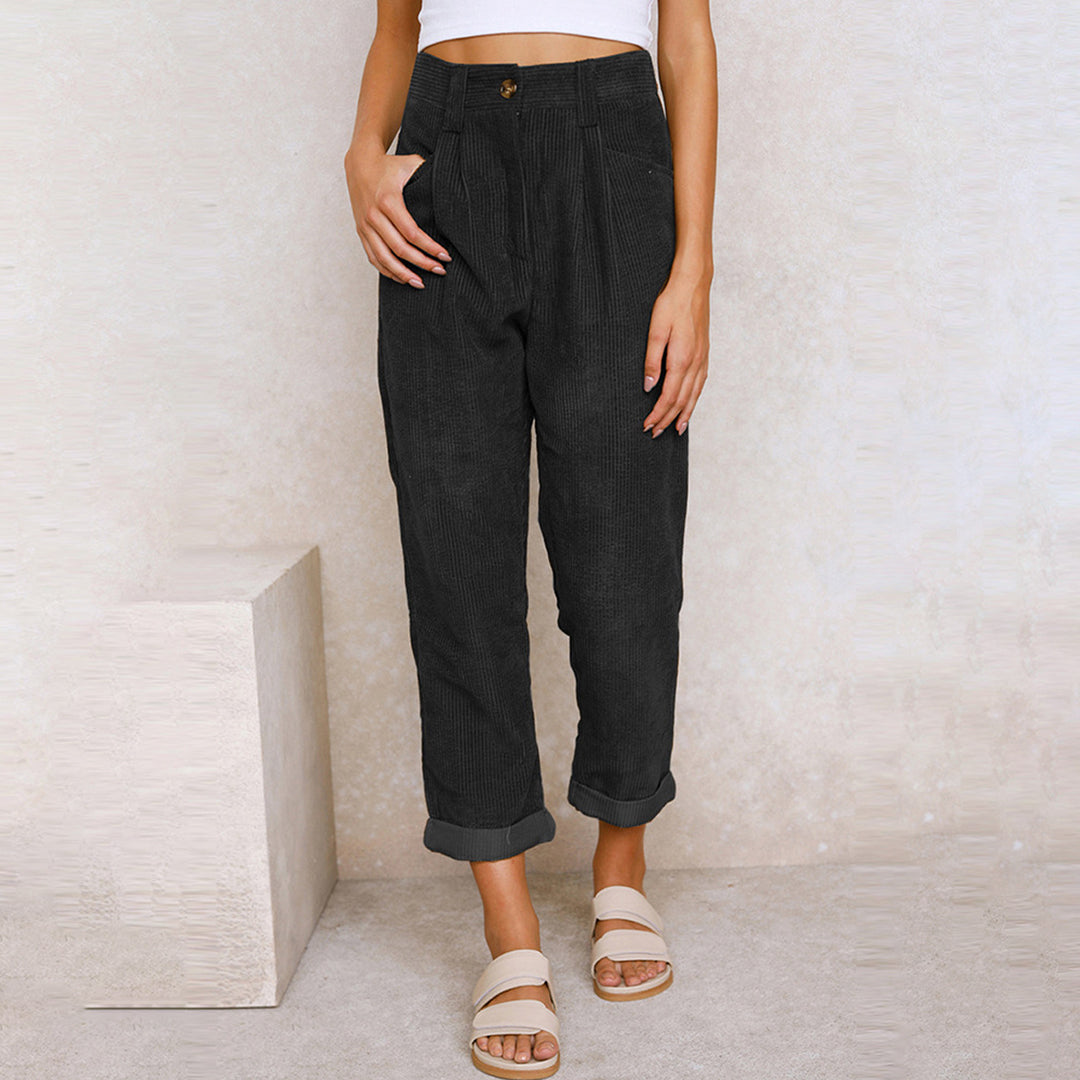 Pantaloni in Lino | Vita Alta | Stile Casual Chic