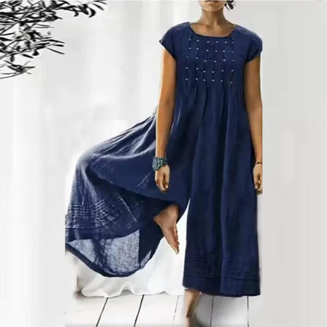 Maxi Dress in Lino | Elegante & Boho | Stile Naturale