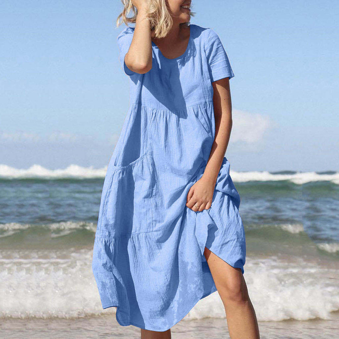 Abito Lungo in Cotone | Estivo & Leggero | Design Ampio
