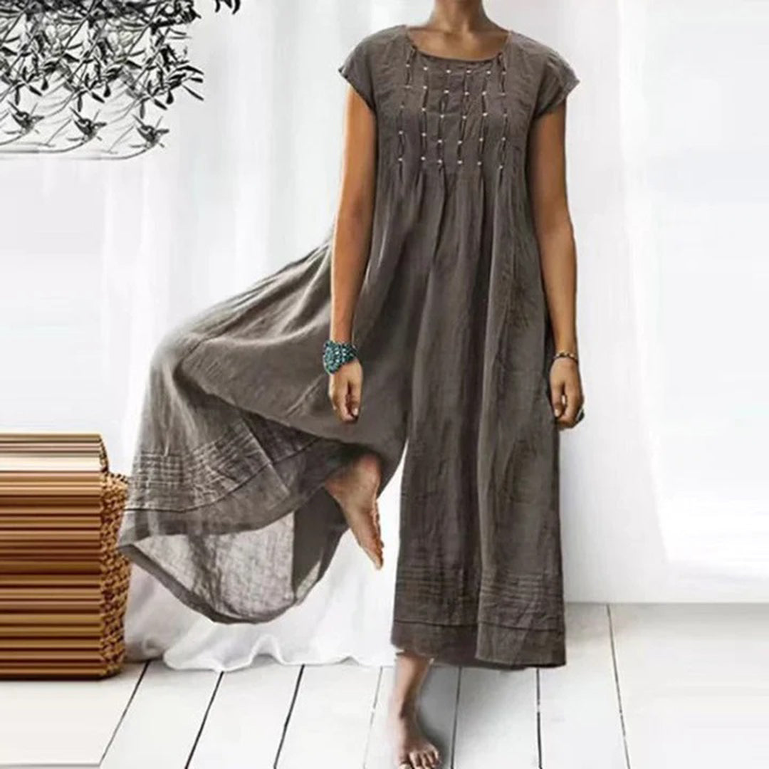 Maxi Dress in Lino | Elegante & Boho | Stile Naturale