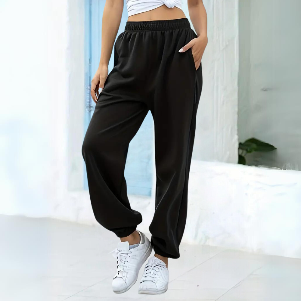 Pantaloni Jogger Morbidi | Vita Alta | Stile Sportivo e Casual