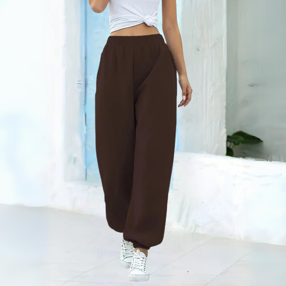 Pantaloni Jogger Morbidi | Vita Alta | Stile Sportivo e Casual