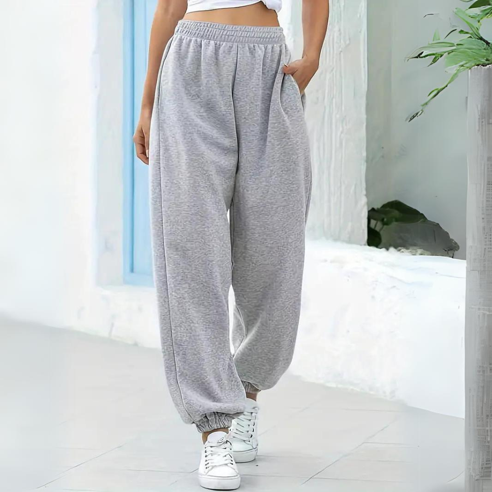 Pantaloni Jogger Morbidi | Vita Alta | Stile Sportivo e Casual