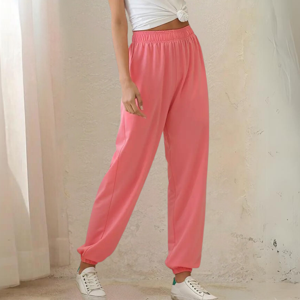 Pantaloni Jogger Morbidi | Vita Alta | Stile Sportivo e Casual