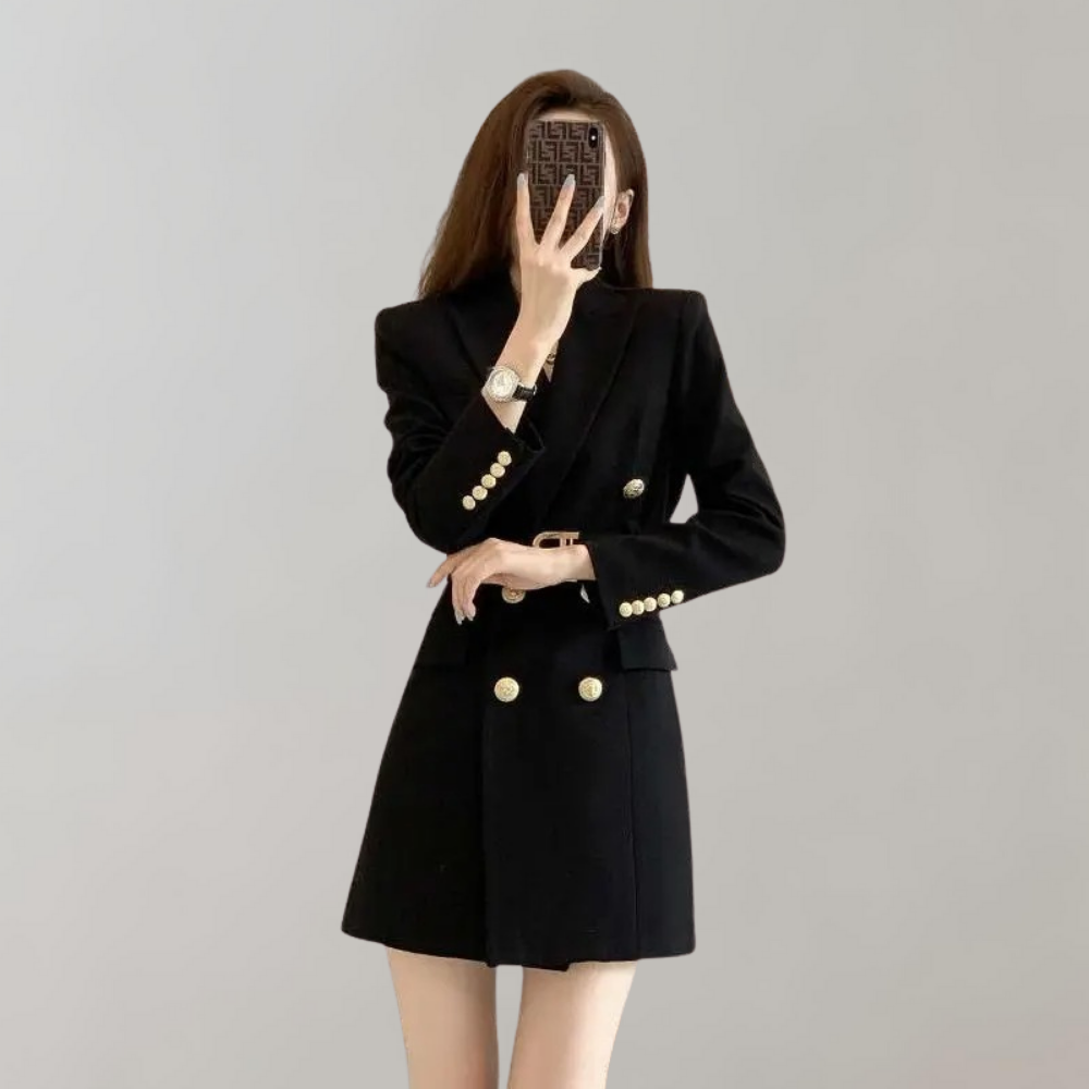 Blazer Dress Doppiopetto | Elegante & Strutturato | Stile Sofisticato