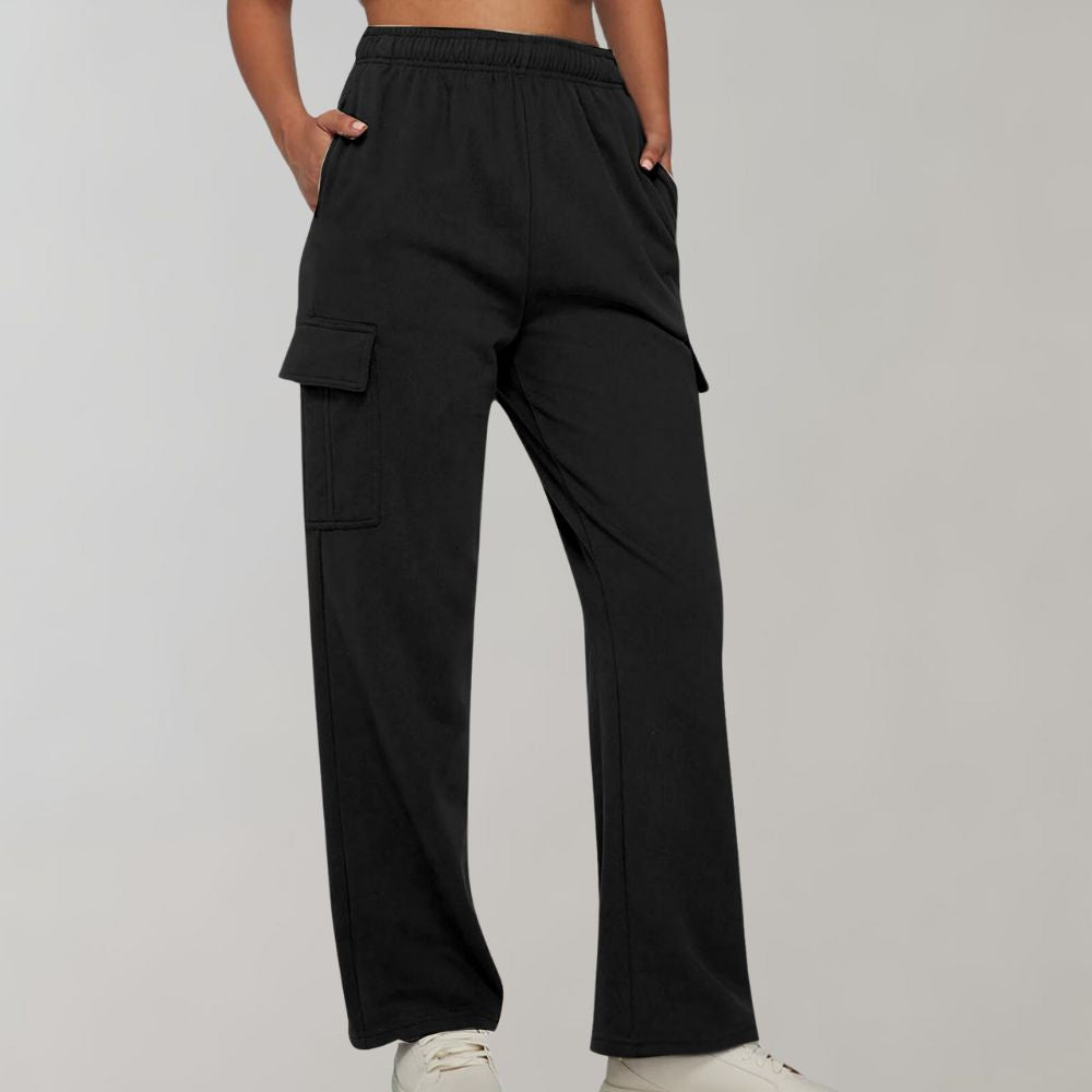 Pantaloni Cargo a Gamba Larga | Stile Casual Streetwear | Comodi e Versatili