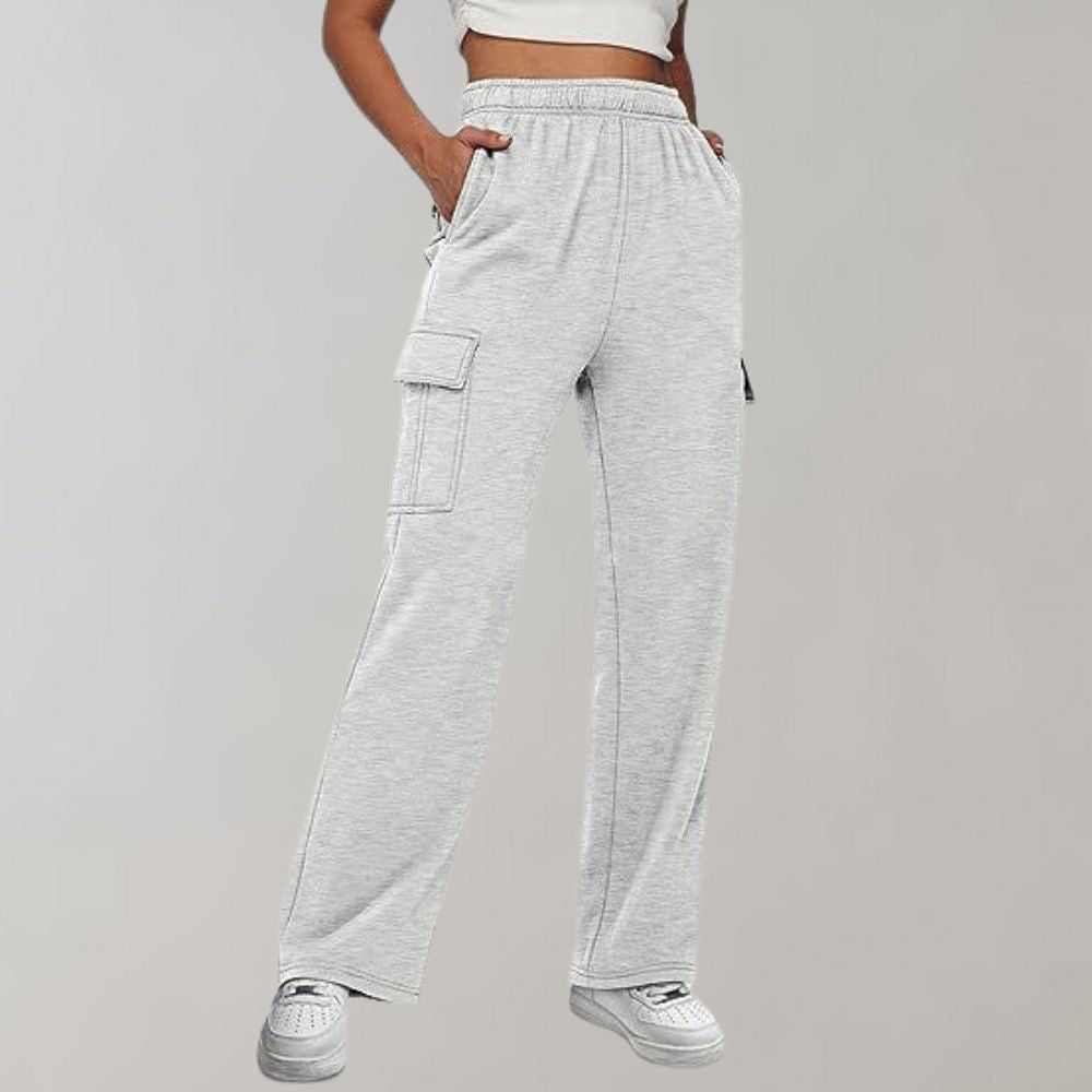 Pantaloni Cargo a Gamba Larga | Stile Casual Streetwear | Comodi e Versatili