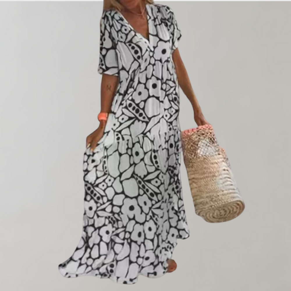 Abito Lungo Floreale | Fresco e Leggero | Stile Estivo Chic