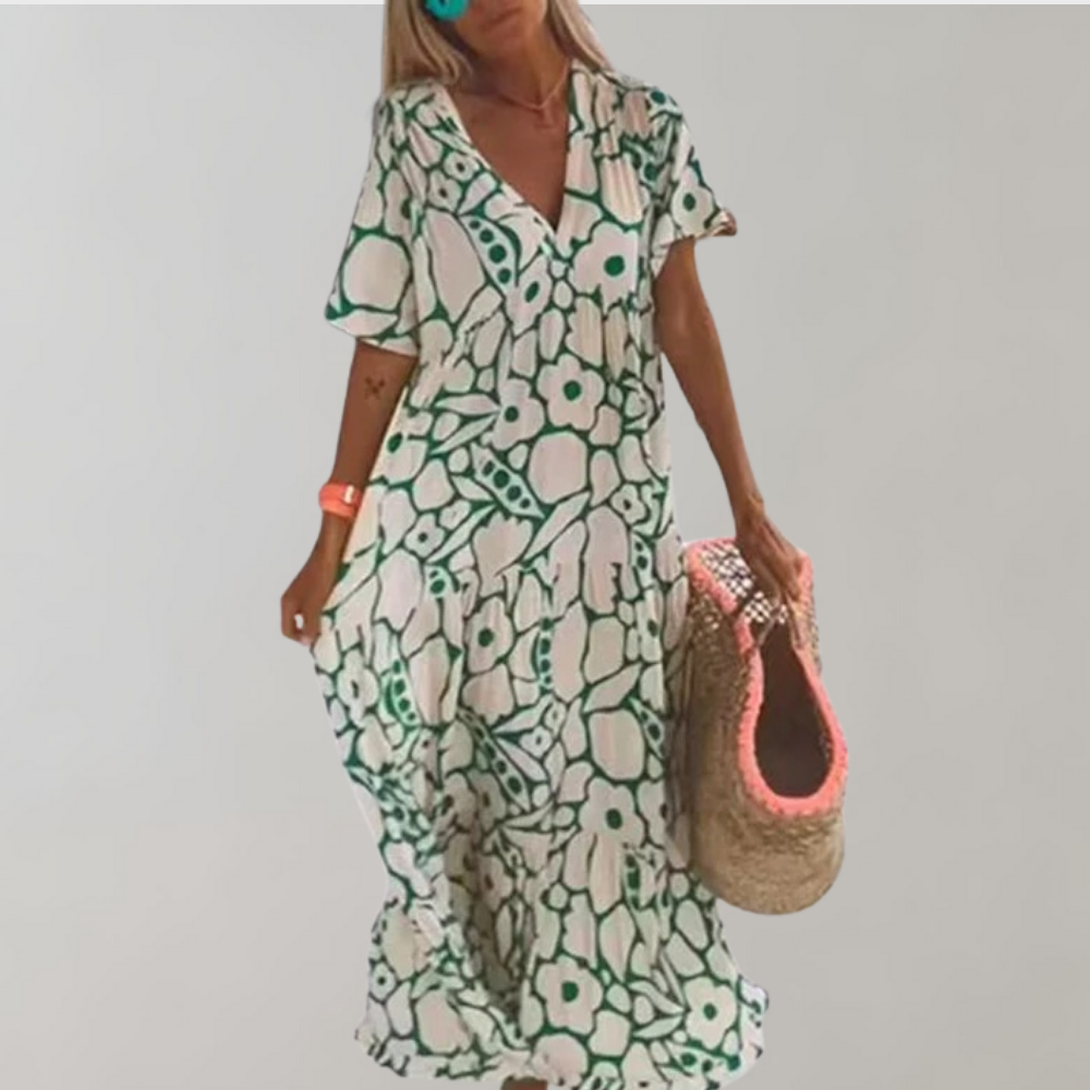 Abito Lungo Floreale | Fresco e Leggero | Stile Estivo Chic