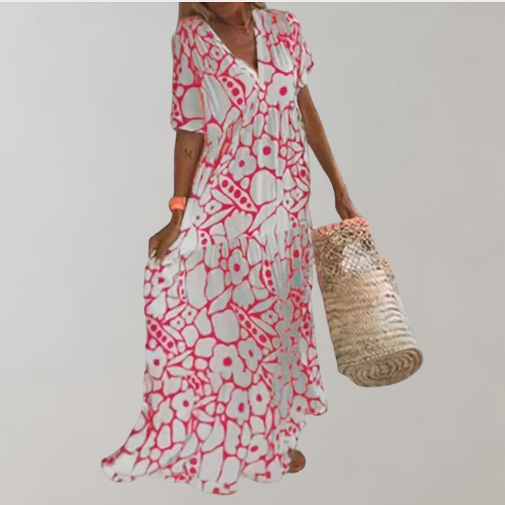 Abito Lungo Floreale | Fresco e Leggero | Stile Estivo Chic