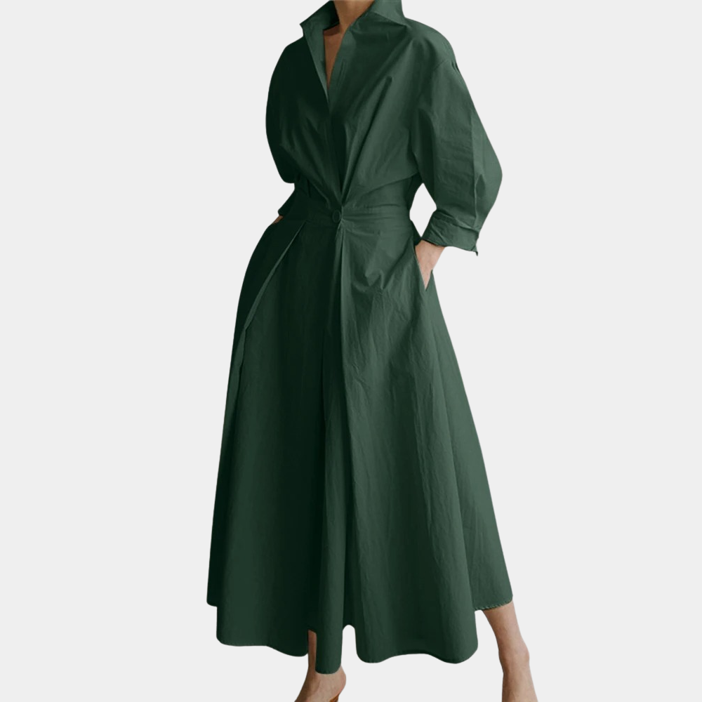 Cappotto Lungo con Cintura | Elegante & Raffinato | Perfetto per le Mezze Stagioni