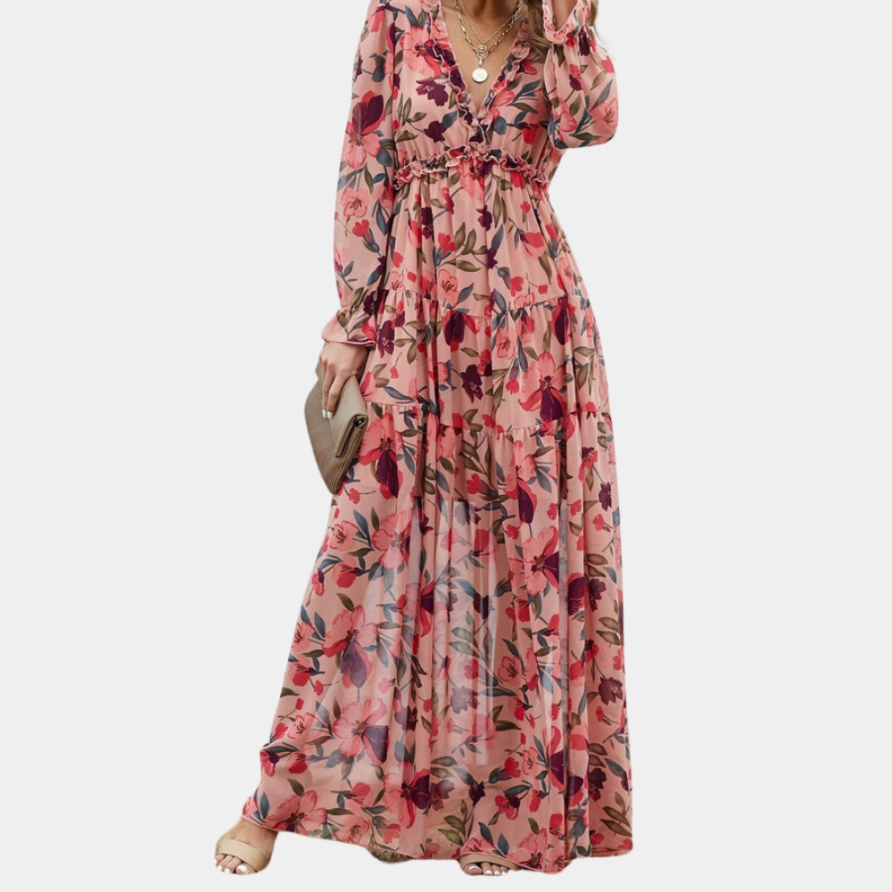 Maxi Abito Floreale | Elegante & Sensuale | Stile Flowy