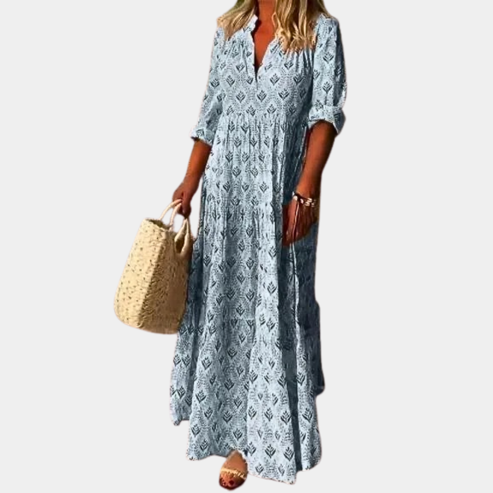 Maxi Abito Boho | Leggero | Stampa Estiva