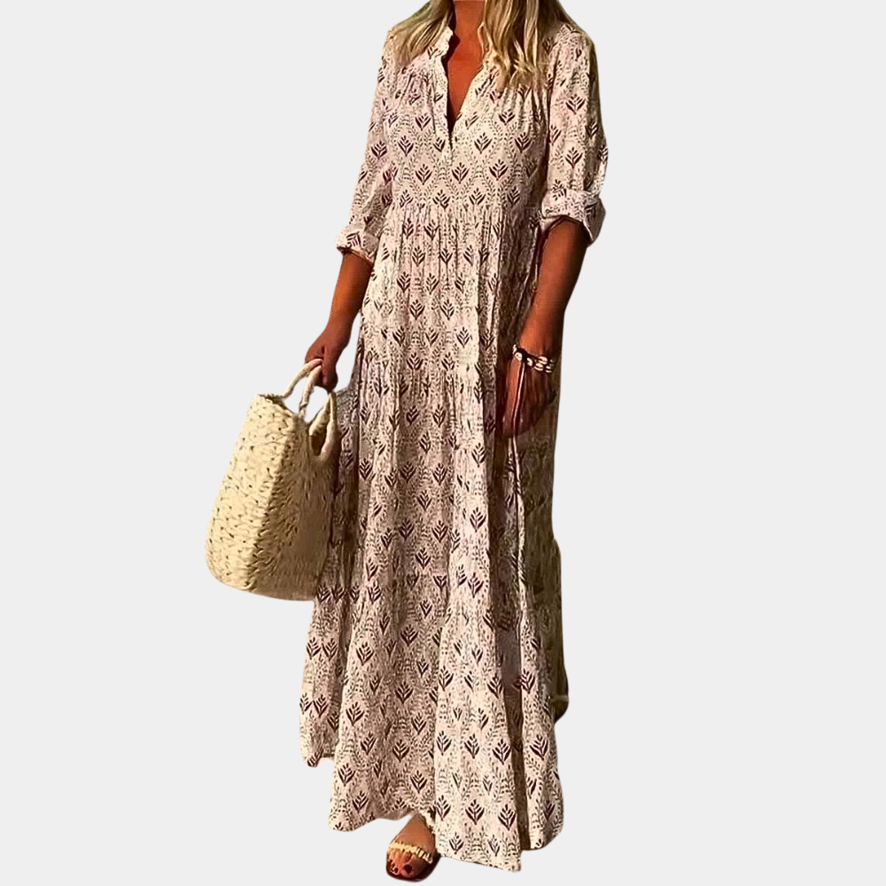 Maxi Abito Boho | Leggero | Stampa Estiva