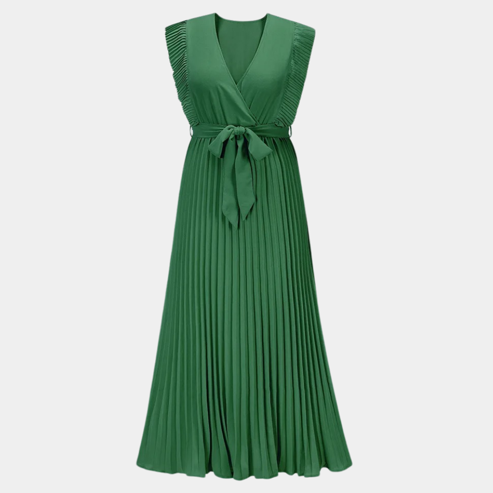 Abito Midi Plissettato | Elegante | Flowy & Sofisticato