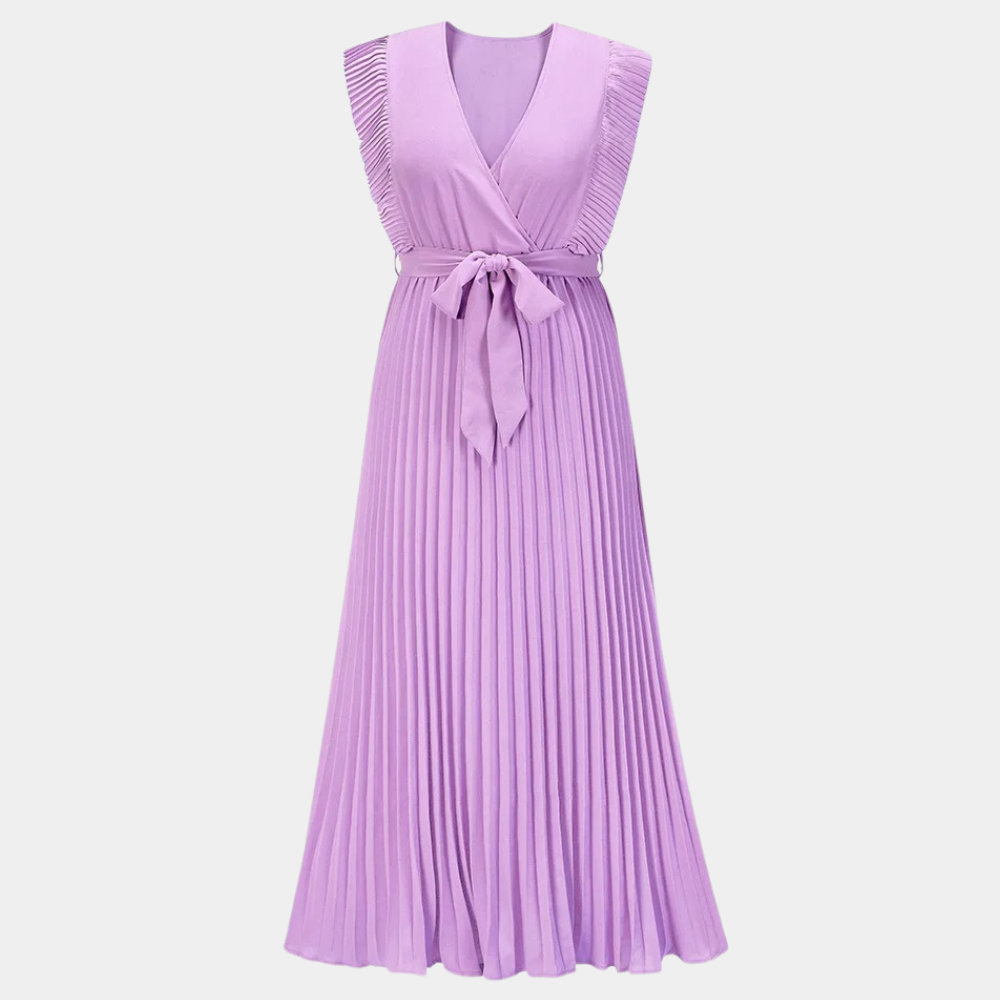 Abito Midi Plissettato | Elegante | Flowy & Sofisticato
