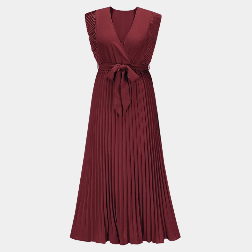 Abito Midi Plissettato | Elegante | Flowy & Sofisticato