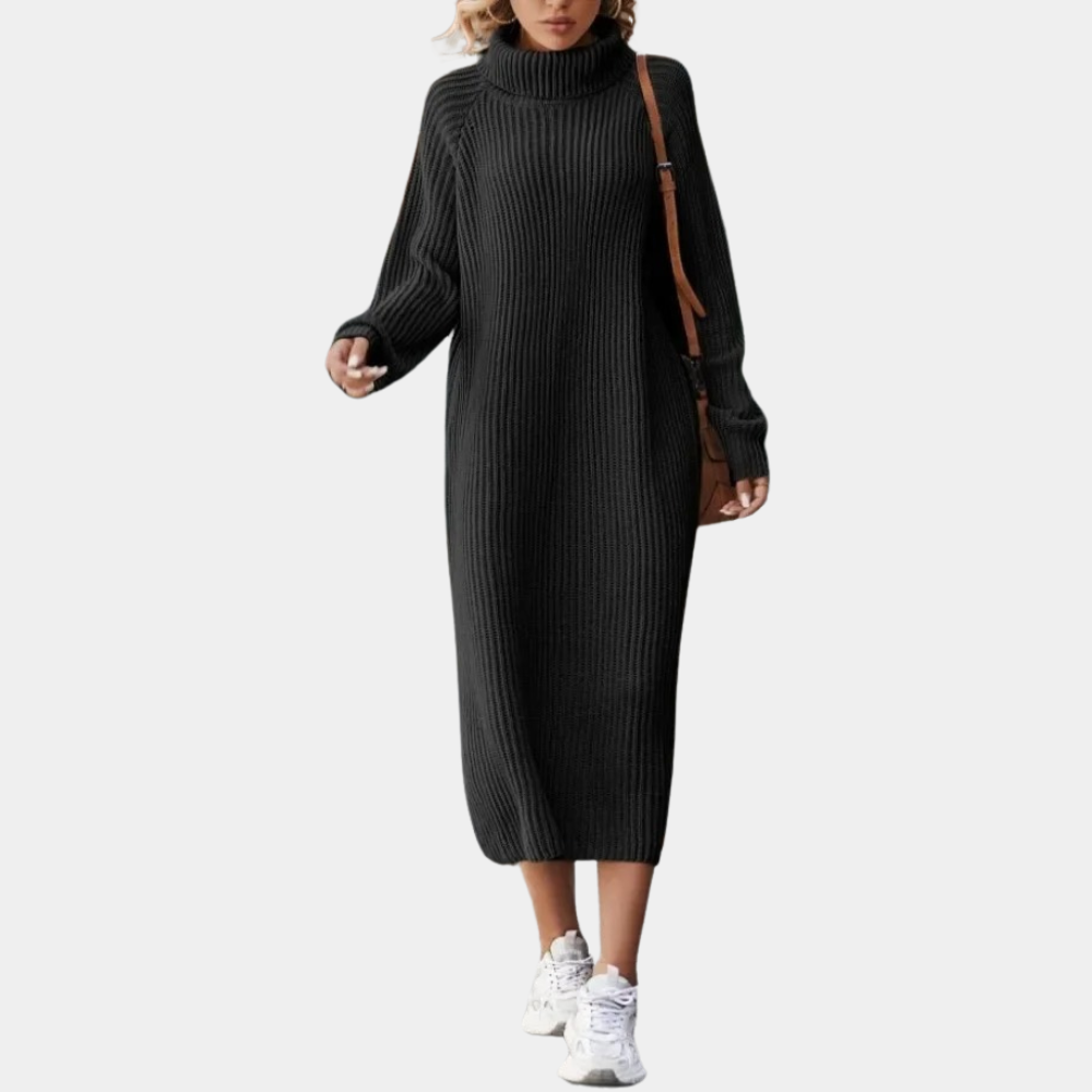 Abito Midi in Maglia | Caldo & Elegante | Stile Invernale