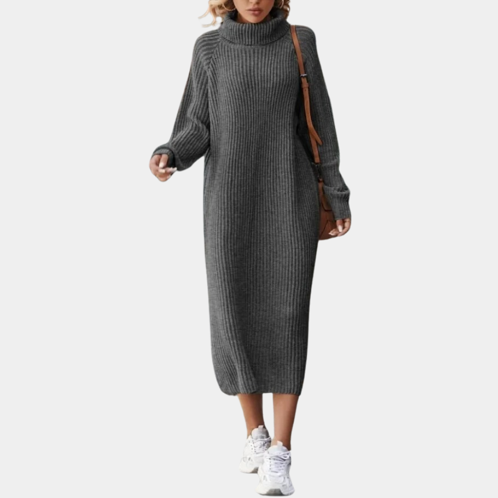 Abito Midi in Maglia | Caldo & Elegante | Stile Invernale