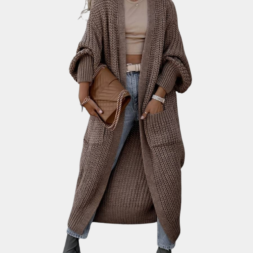 Cardigan Lungo in Maglia | Misto Lana | Caldo e Stiloso