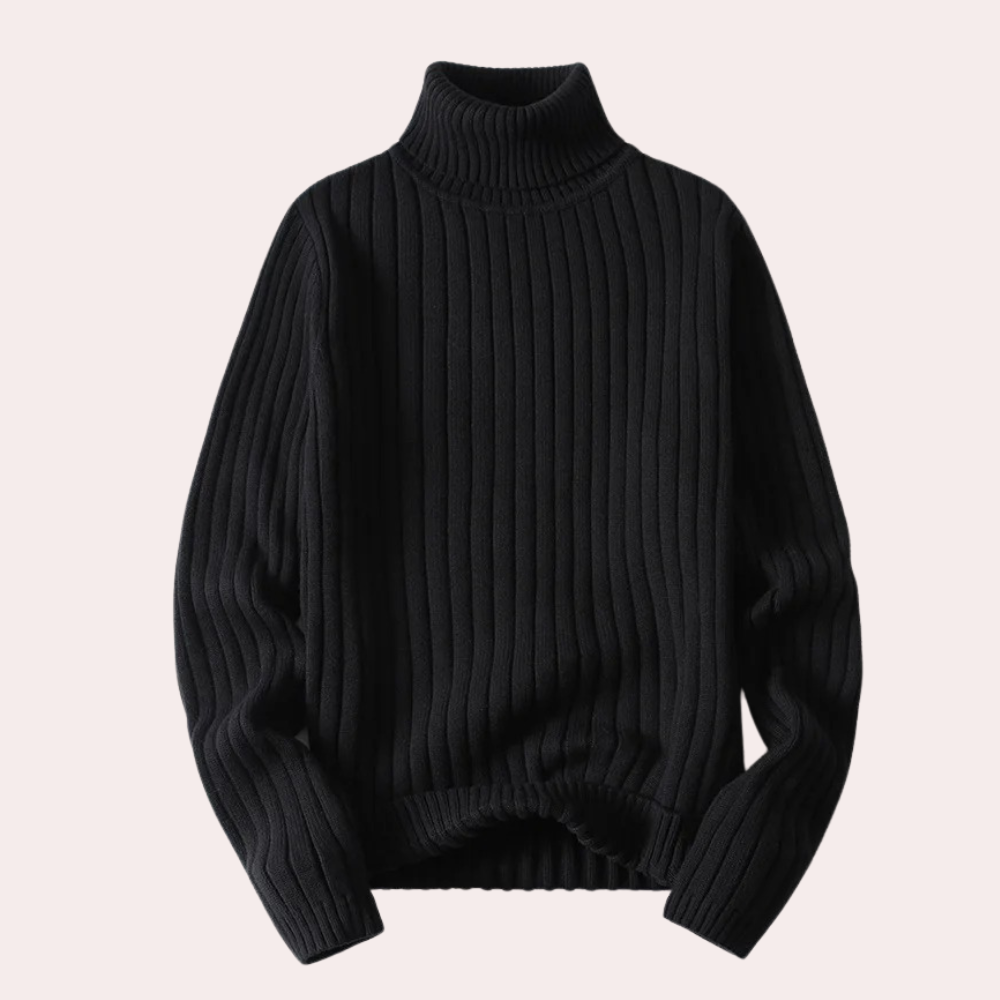 Maglione Dolcevita | Maglia a Coste | Caldo e Morbido