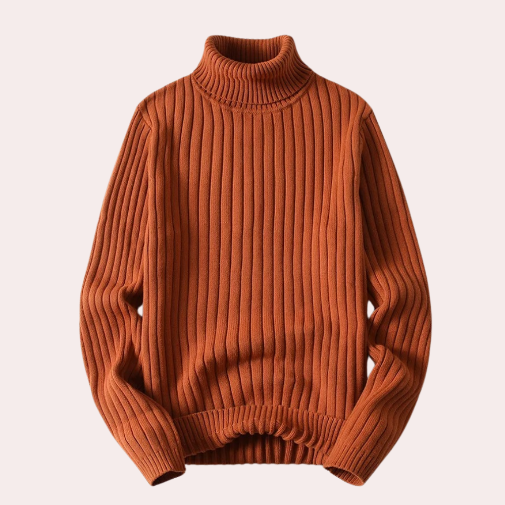 Maglione Dolcevita | Maglia a Coste | Caldo e Morbido