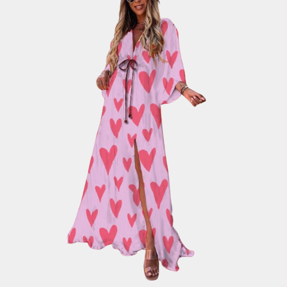 Maxi Dress Stampato | Elegante e Fluttuante | Look di Tendenza