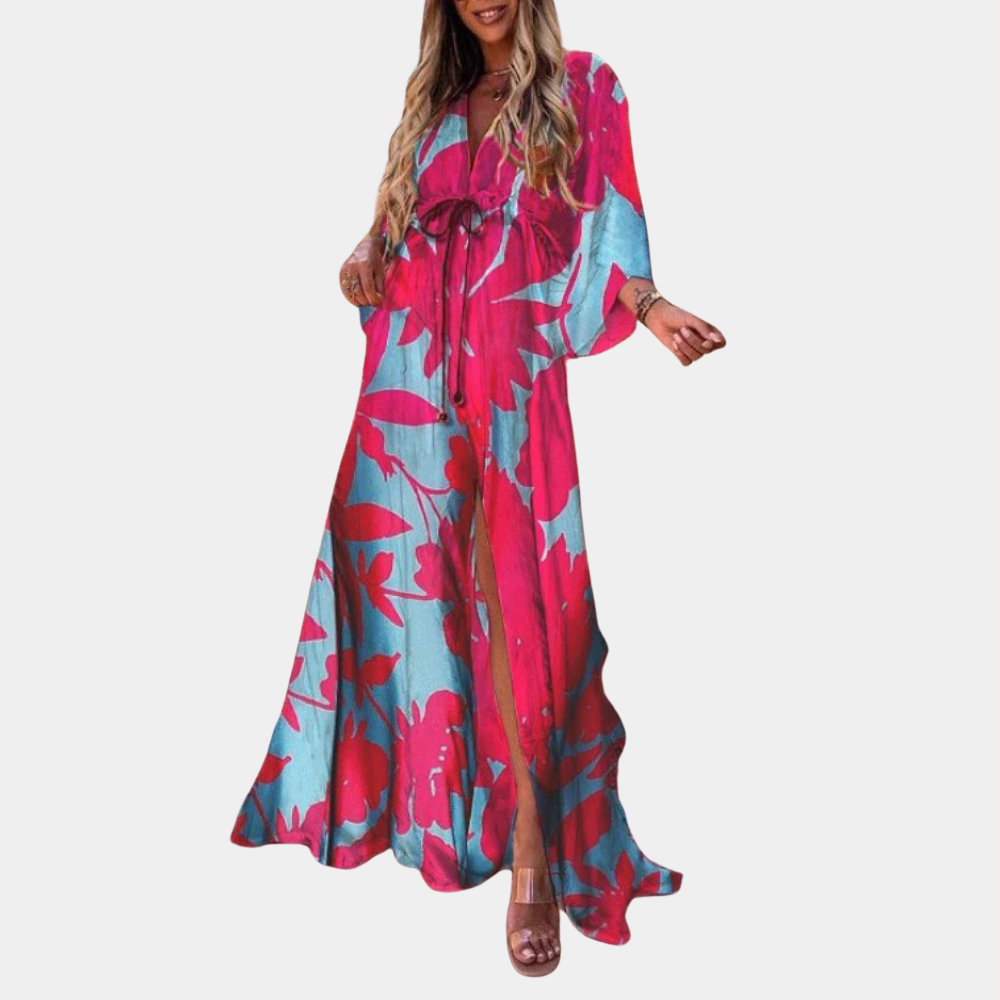 Maxi Dress Stampato | Elegante e Fluttuante | Look di Tendenza