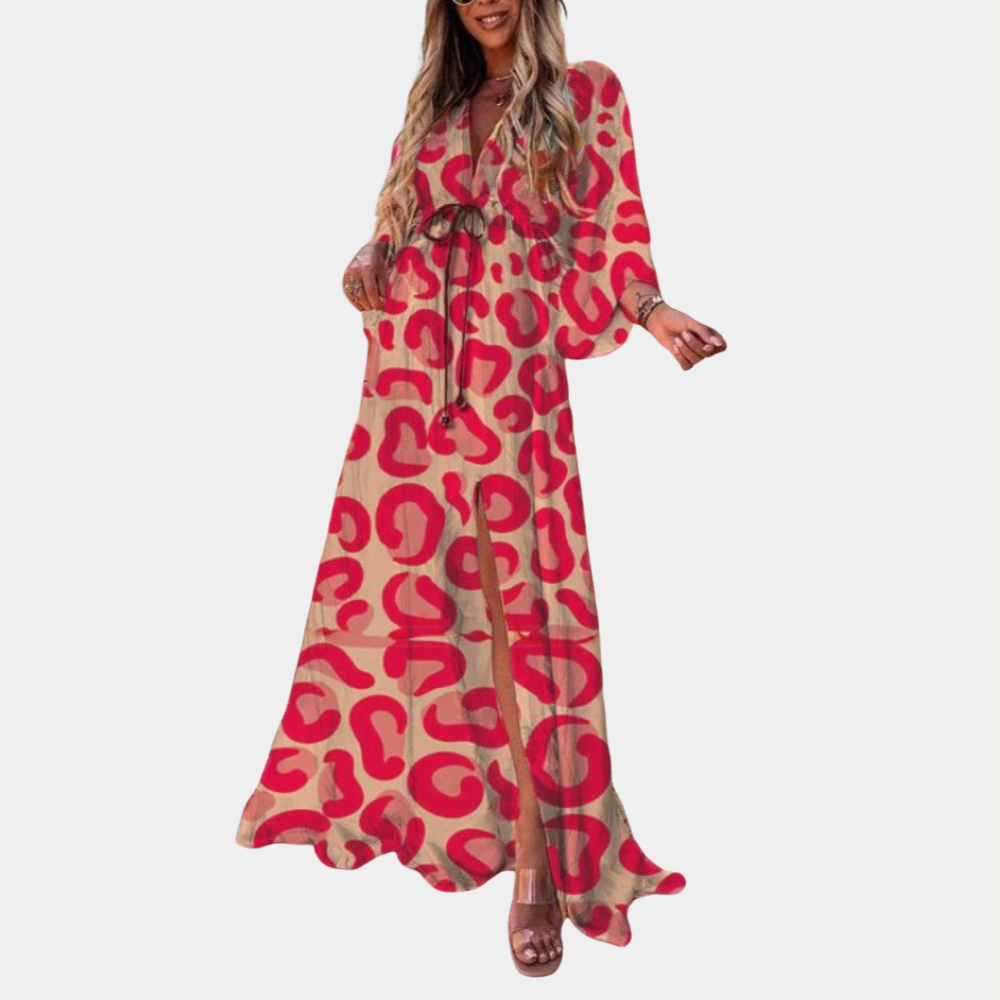 Maxi Dress Stampato | Elegante e Fluttuante | Look di Tendenza