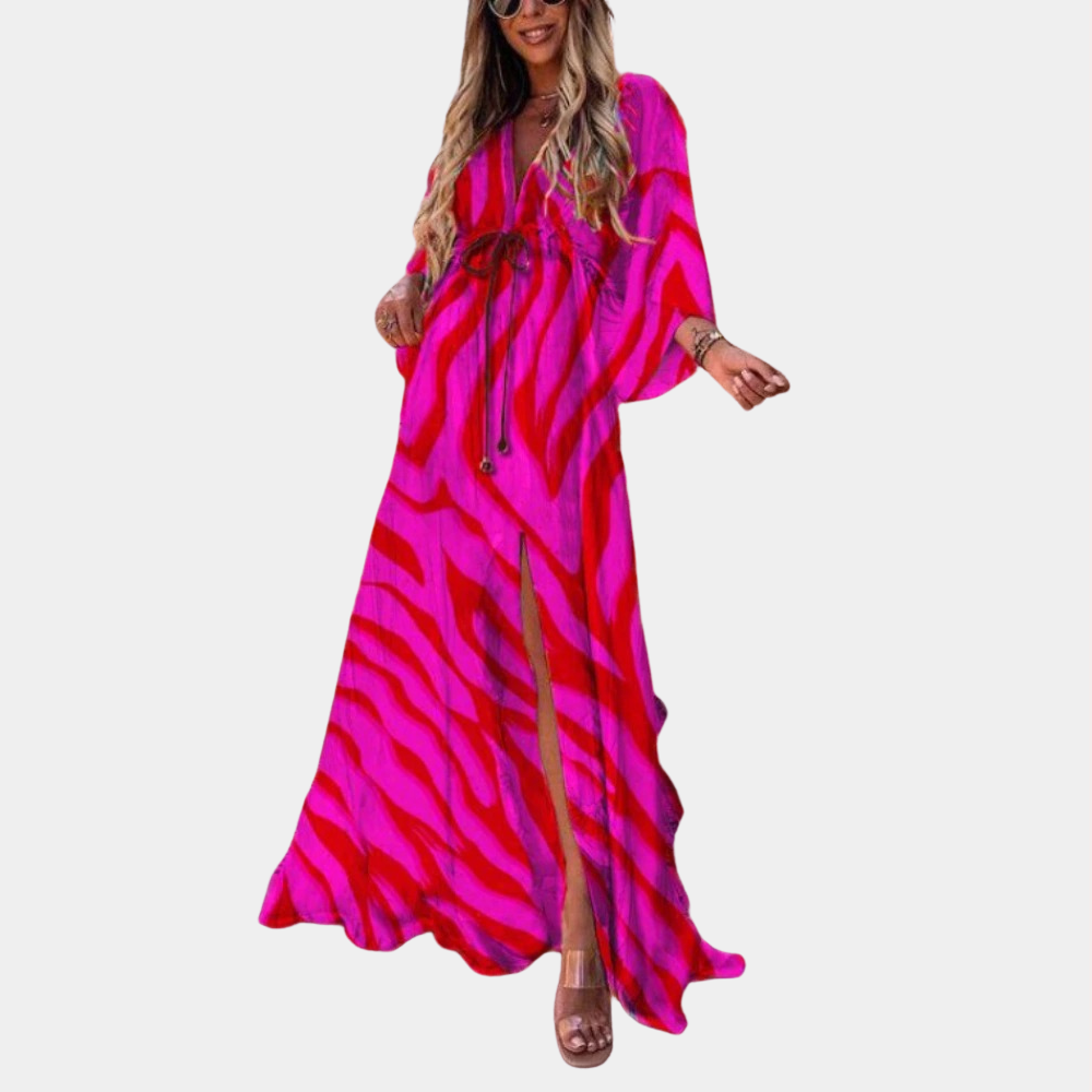 Maxi Dress Stampato | Elegante e Fluttuante | Look di Tendenza