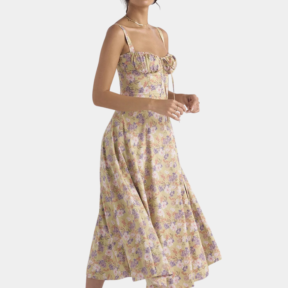 Abito Midi Floreale | Romantico | Leggero & Femminile