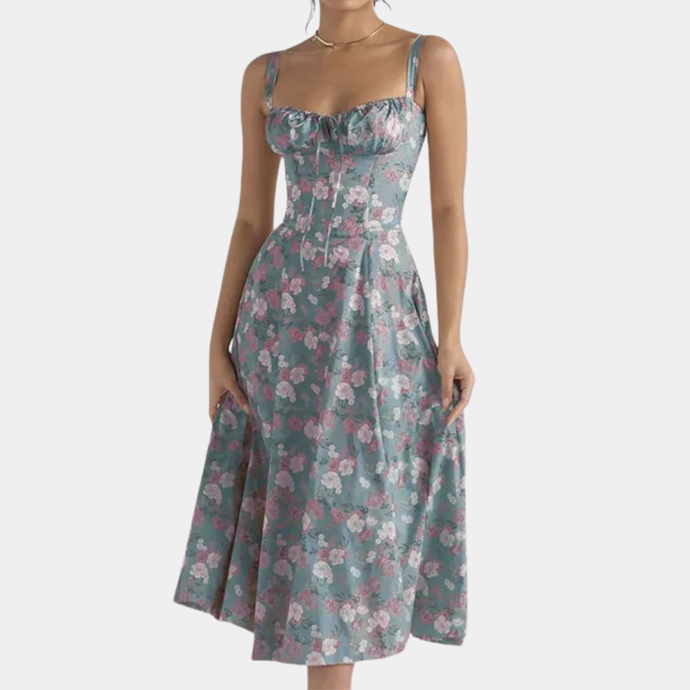 Abito Midi Floreale | Romantico | Leggero & Femminile