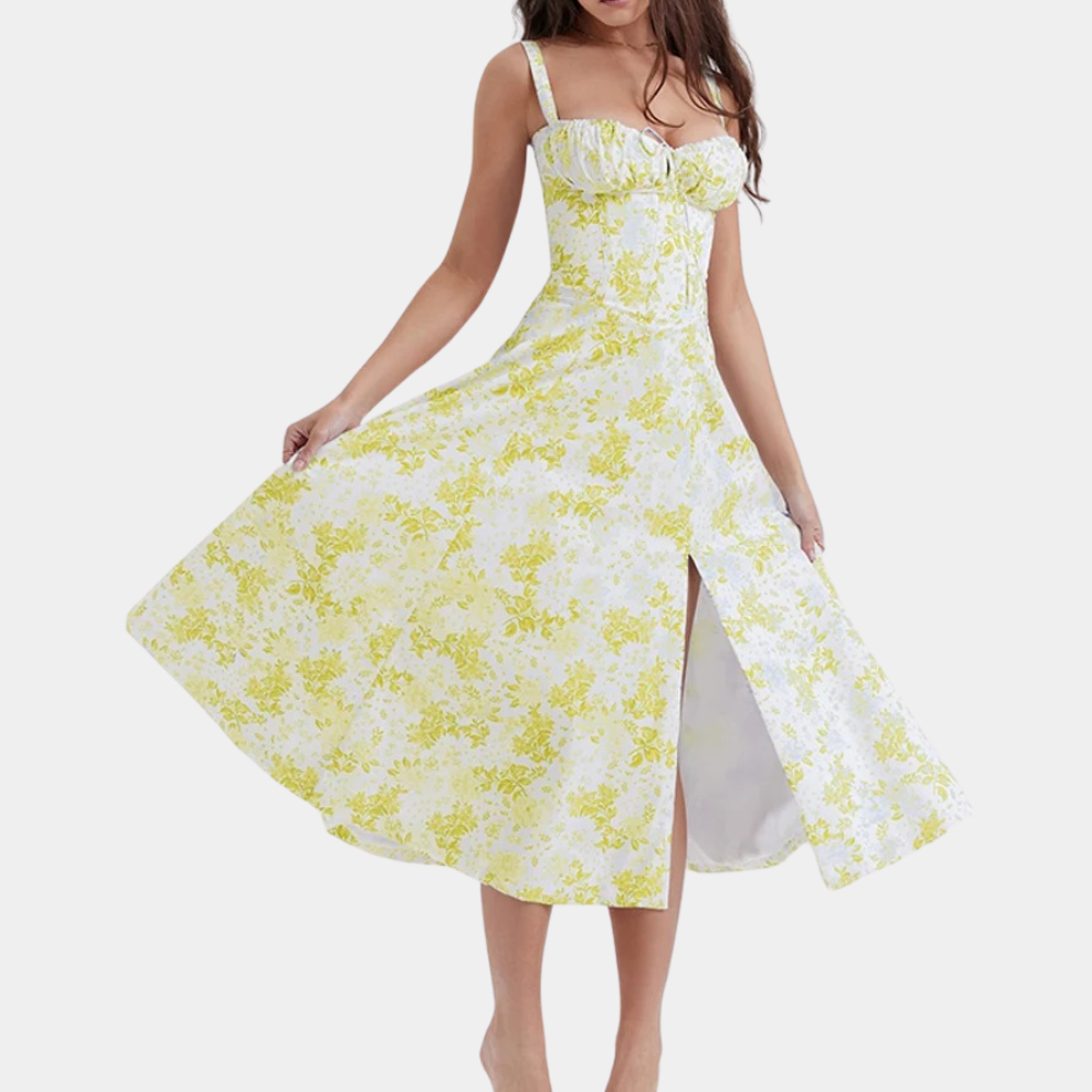 Abito Midi Floreale | Romantico | Leggero & Femminile