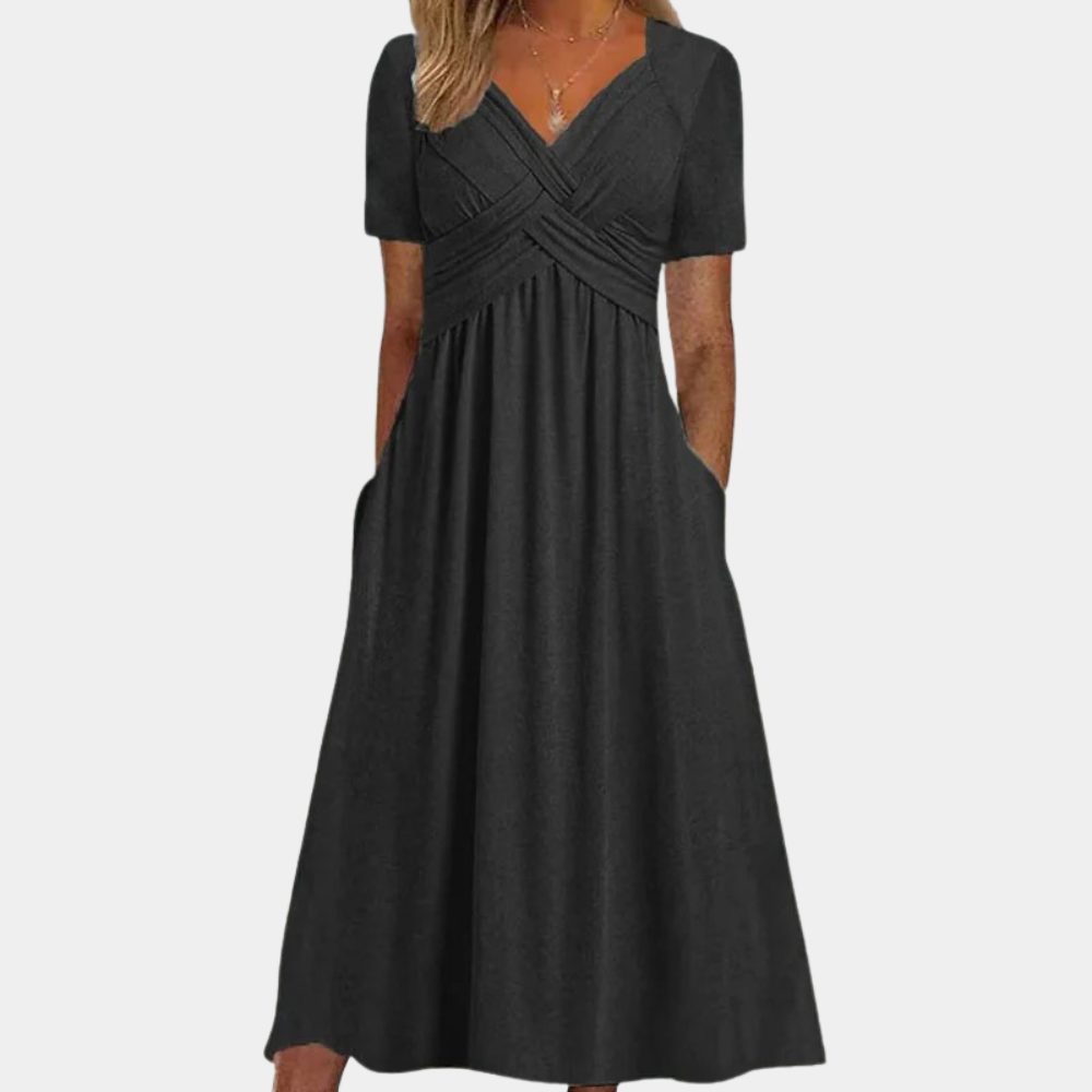 Maxi Dress con Scollo a V | Flowy | Elegante & Confortevole