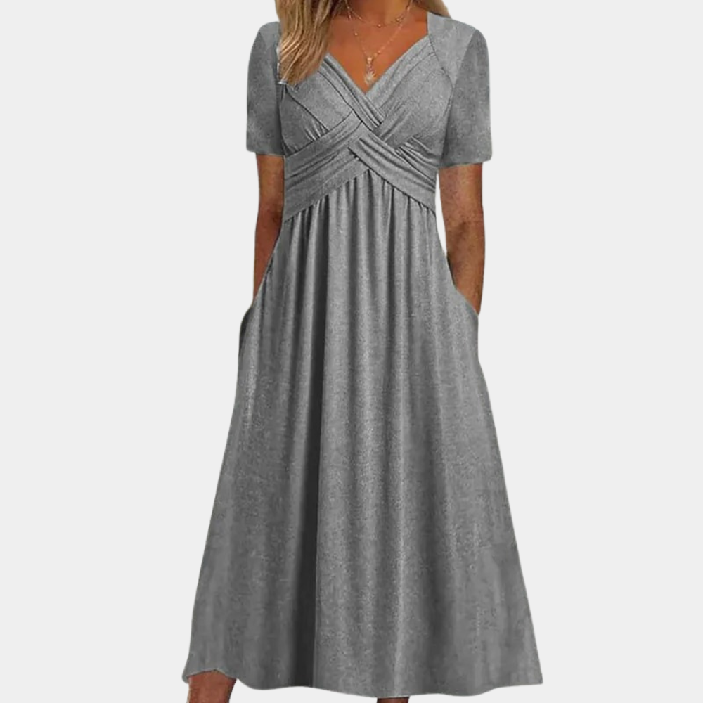 Maxi Dress con Scollo a V | Flowy | Elegante & Confortevole