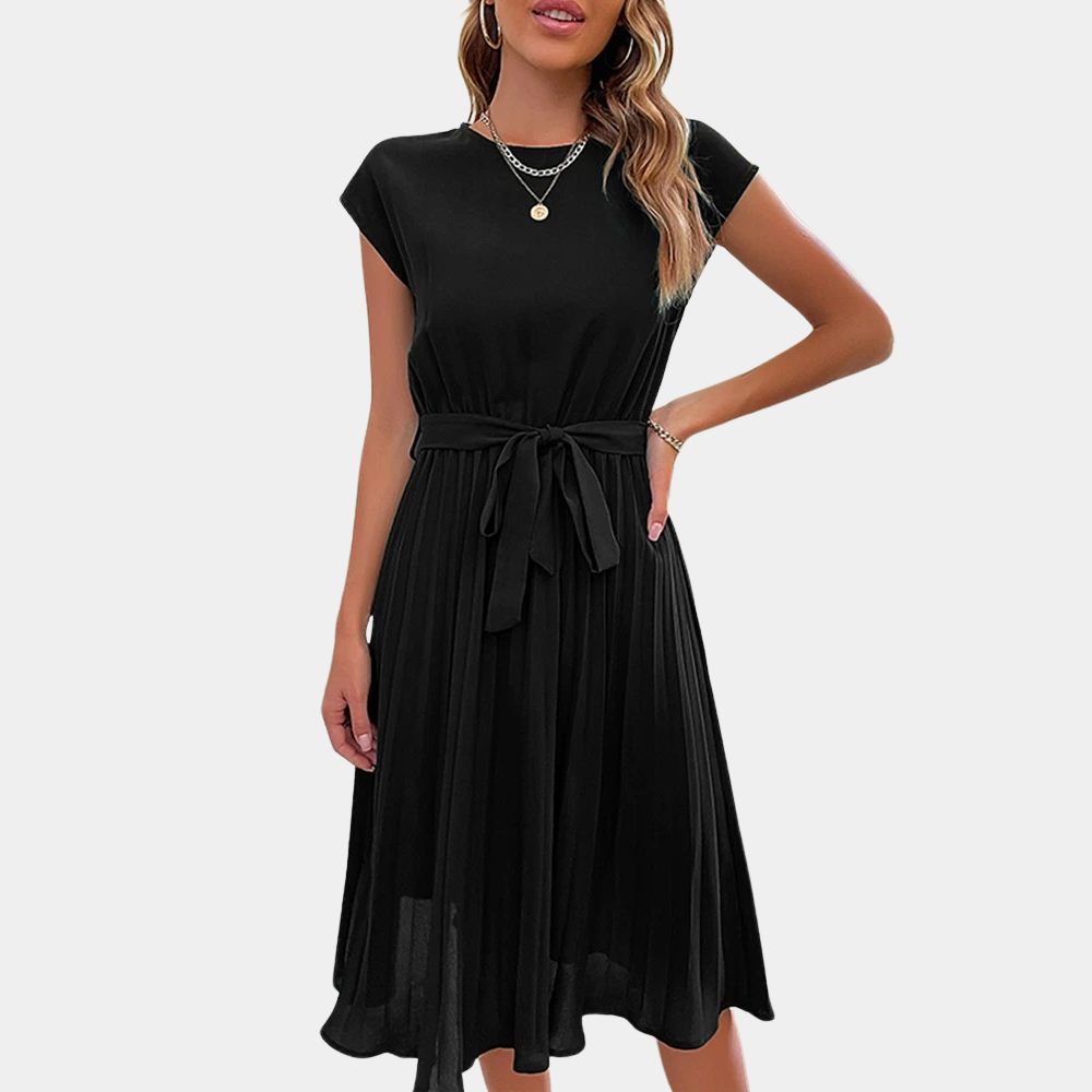 Abito Midi Plissettato | Elegante e Femminile | Perfetto per Ogni Occasione