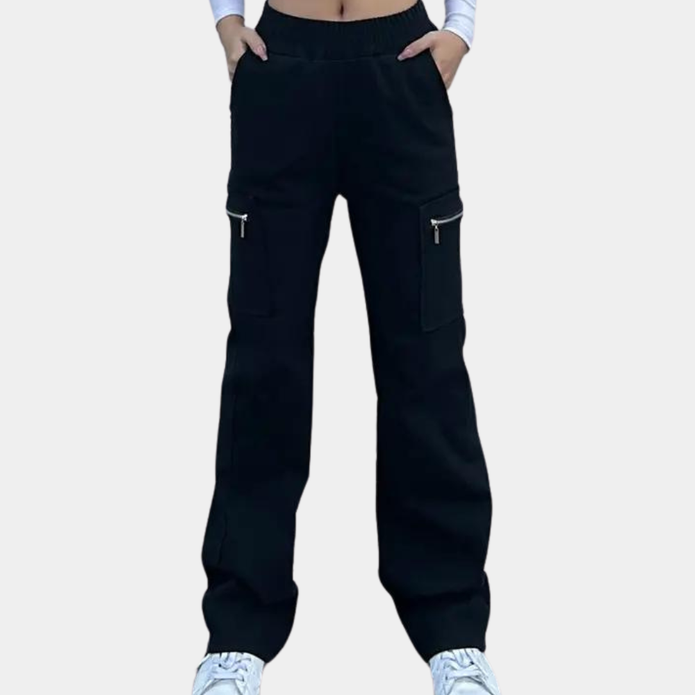Pantaloni Cargo Larghi | Dettagli Zip | Stile Streetwear