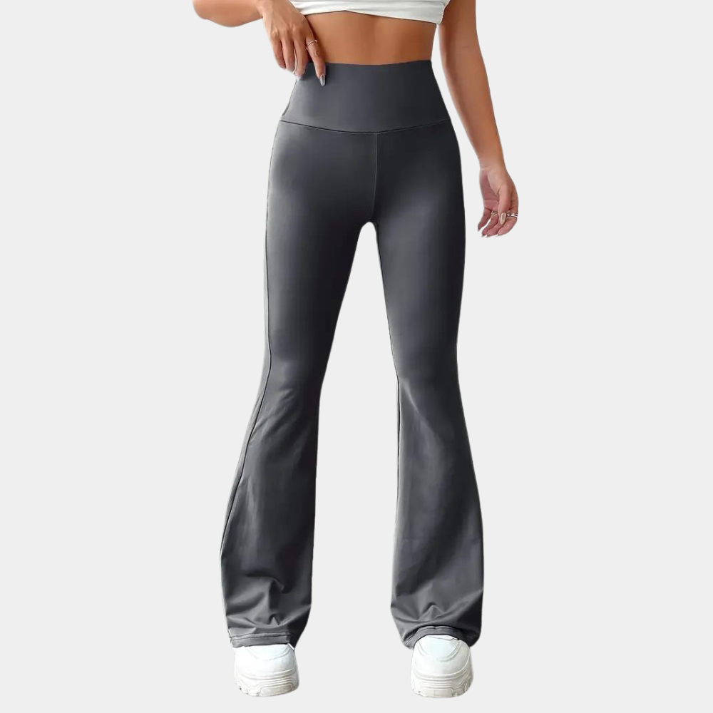 Leggings a Zampa Donna | Nylon-Elastan | Vita Alta Modellante