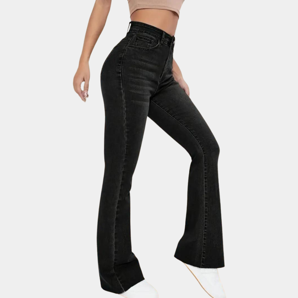Jeans Svasati a Vita Alta | Denim Stretch | Stile Anni '90