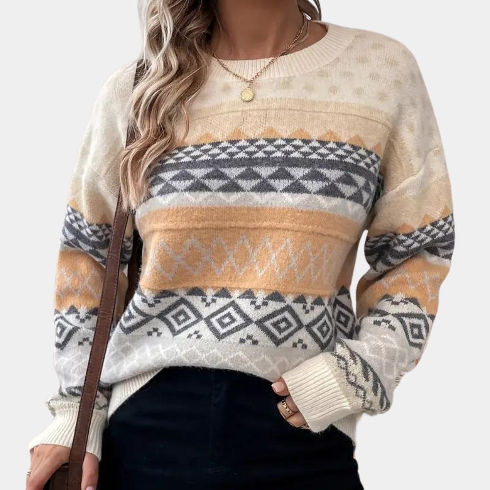 Maglione Nordico | Morbido e Caldo | Stile Etnico e Accogliente