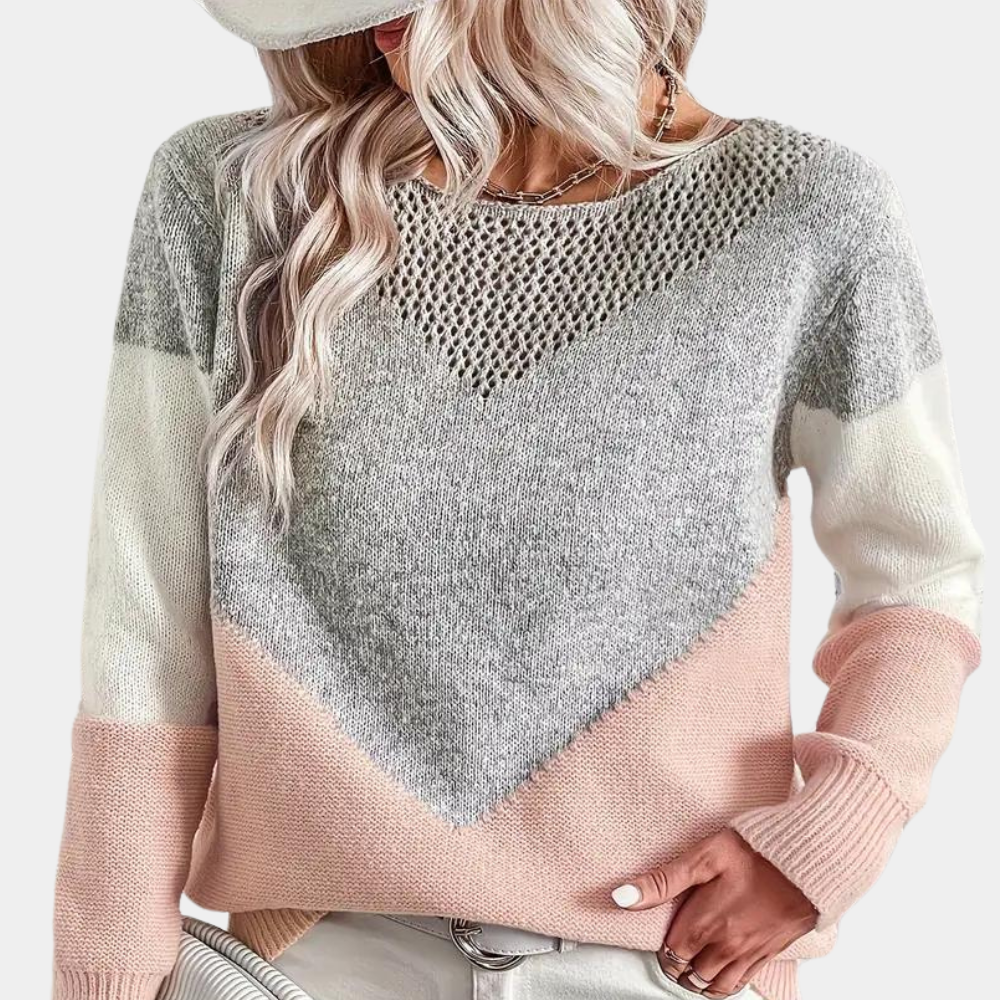 Maglione a Blocchi di Colore | Morbido e Caldo | Stile Chic